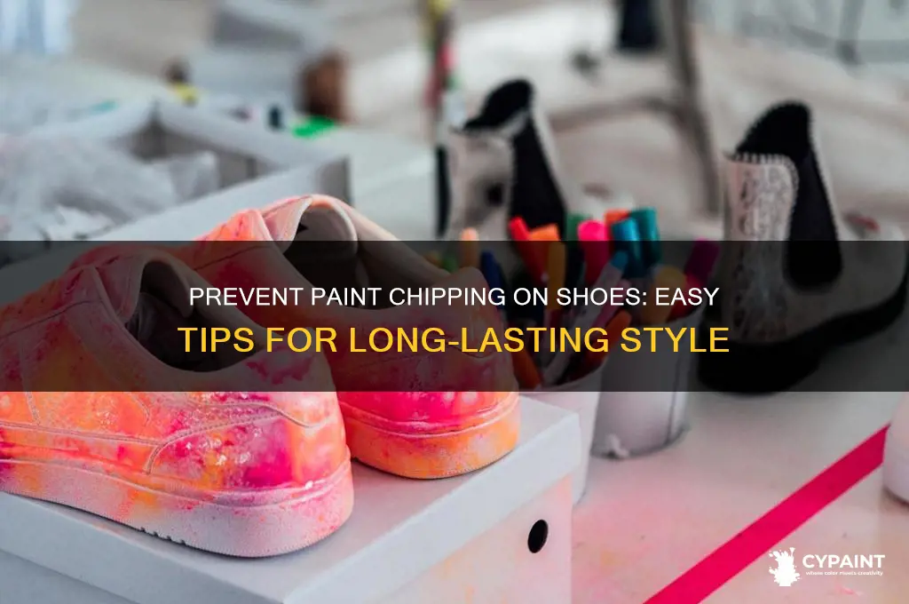 how to prevent paint from chipping on shoes