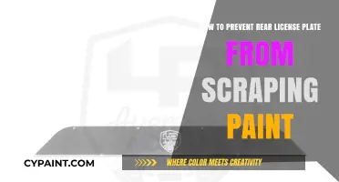 Protect Your Car Paint: Keep License Plate Scratch-Free