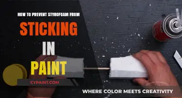 Prevent Styrofoam from Sticking in Paint: Tips and Tricks