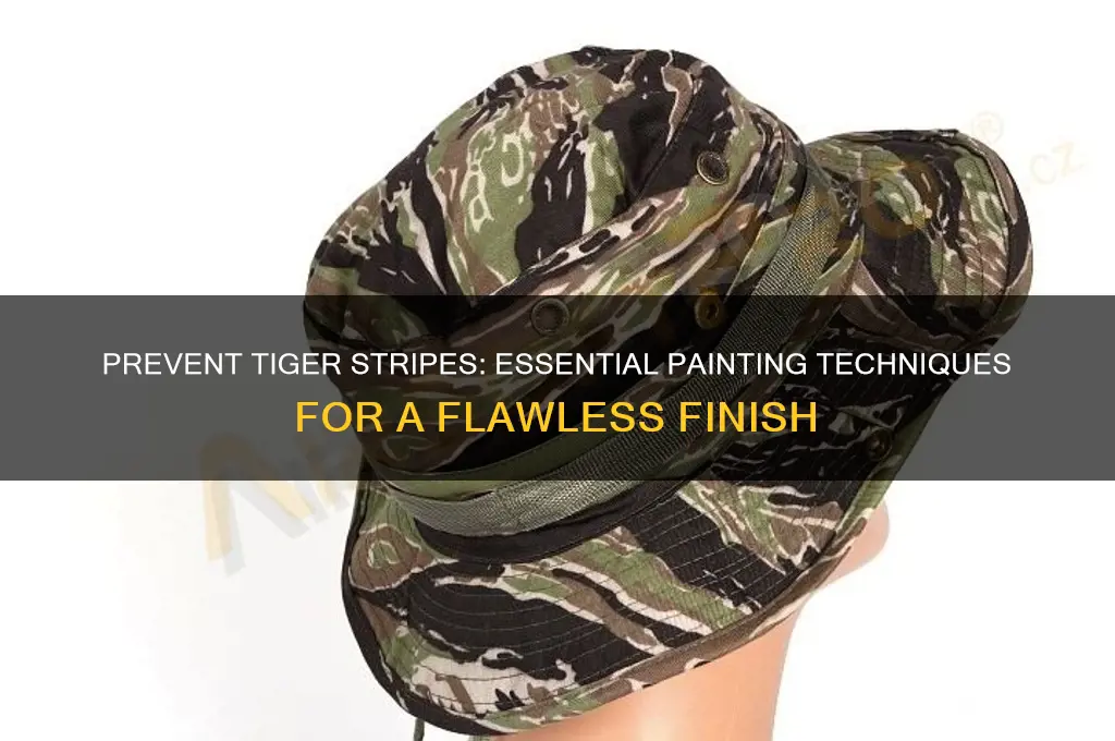 how to prevent tiger stripes when painting
