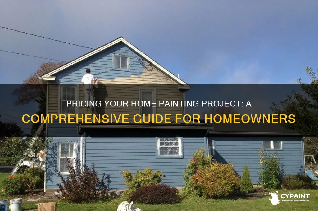 how to price a home to paint