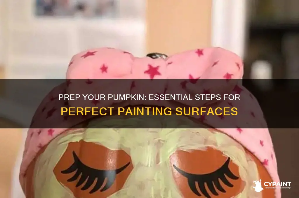 how to prime a pumpkin for painting