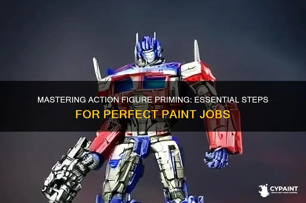 how to prime an action figure for painting