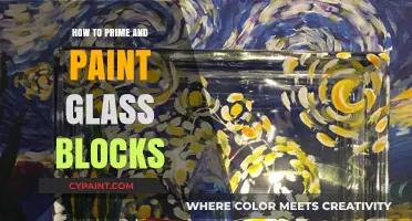 Mastering Glass Block Painting: Priming and Painting Techniques for Stunning Results