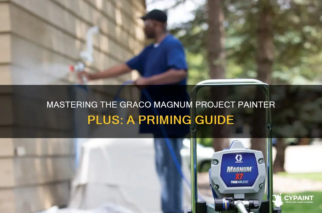 how to prime graco magnum project painter plus
