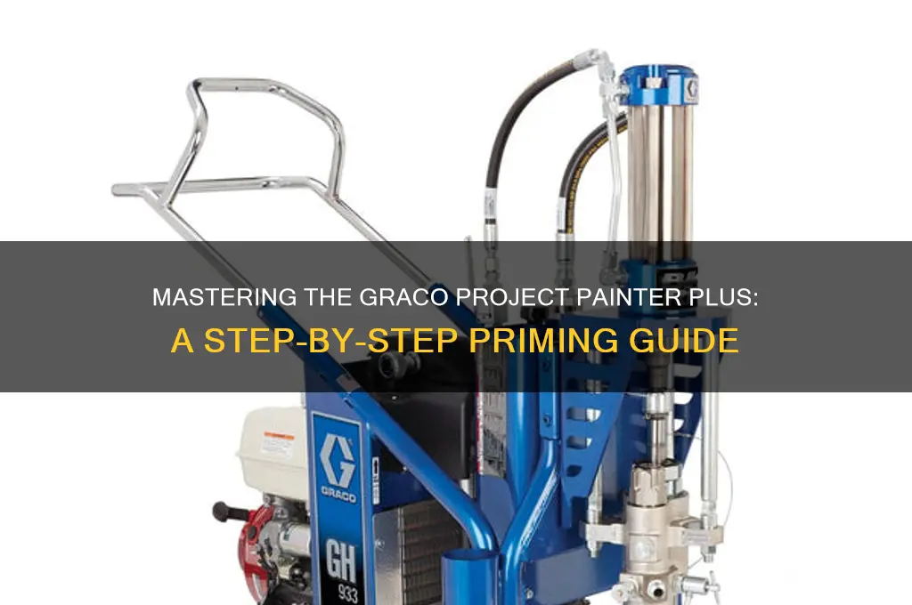 how to prime graco project painter plus