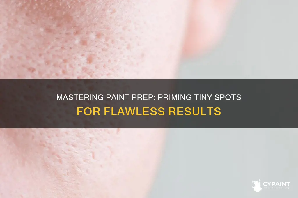 how to prime little spots before painting