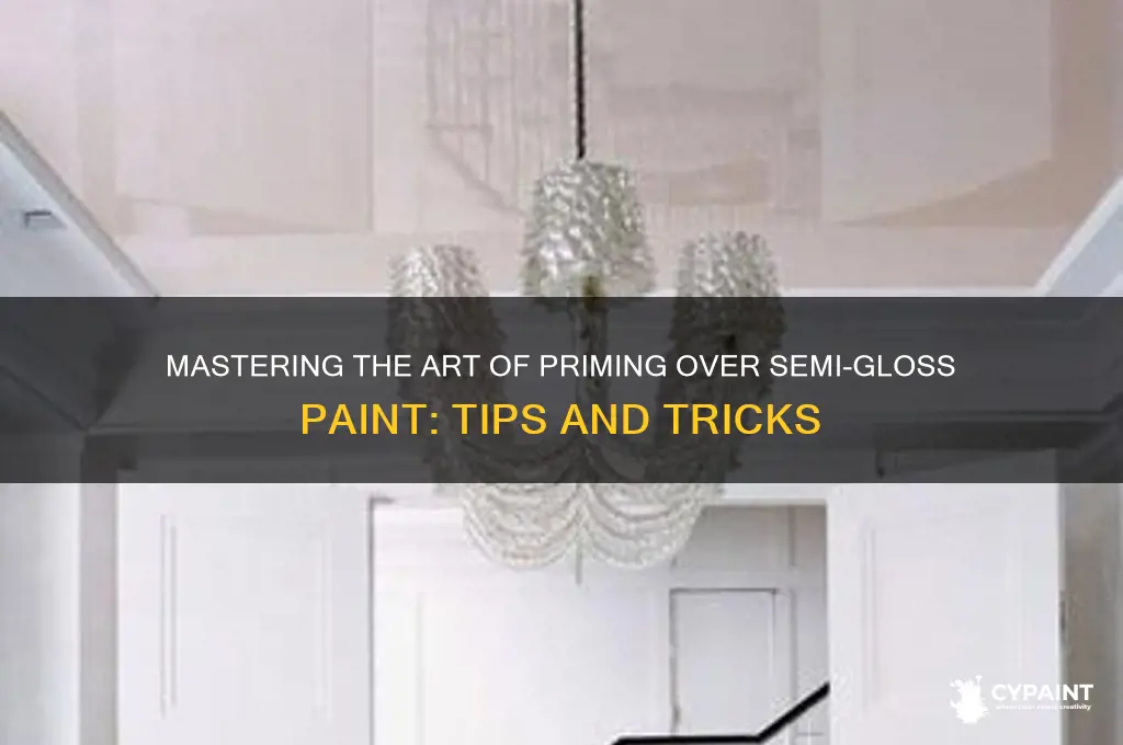 how to prime over semi-gloss paint