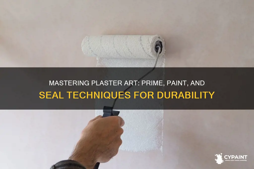 how to prime paint and seal plaster objects