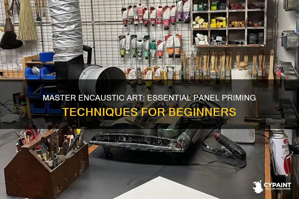 how to prime pannels for encaustic painting