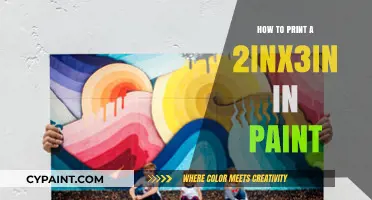 Print Perfect: Easy Steps to Print 2x3 Inches in Paint