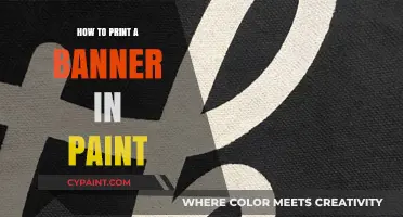 Master Banner Printing: Easy Steps Using Microsoft Paint for Beginners