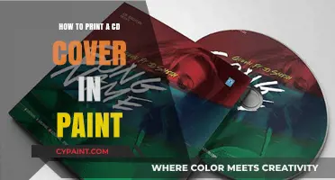 Easy Steps to Print a CD Cover Using Paint