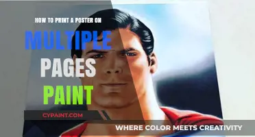 Printing Large Posters with Ease on Paint