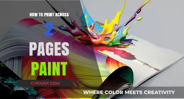 Mastering Wide Prints: How to Print Across Two Pages in Paint