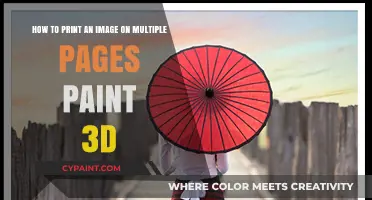 Print Large Images Across Multiple Pages Using Paint 3D Easily