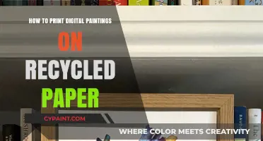Eco-Friendly Art: Printing Digital Paintings on Recycled Paper Guide