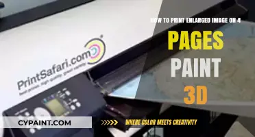 Print Large Images Across 4 Pages Using Paint 3D Easily