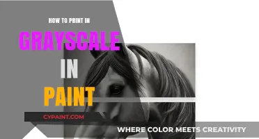 Print in Grayscale: Easy Steps Using Microsoft Paint for Beginners