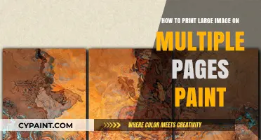 Print Large Images on Multiple Pages with MS Paint