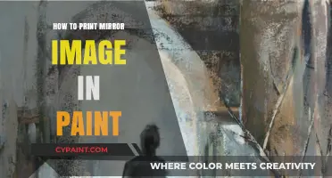 Mastering Mirror Image Printing in Paint: A Step-by-Step Guide