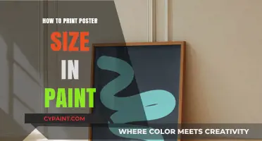 Print Large Posters Easily: A Step-by-Step Guide Using Paint