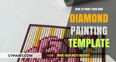 DIY Diamond Painting: Print Your Custom Template at Home Easily