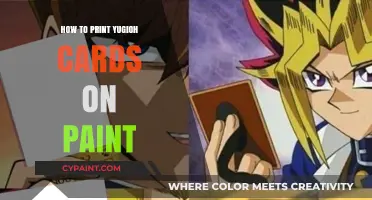 DIY Yu-Gi-Oh! Card Printing: Easy Steps Using MS Paint