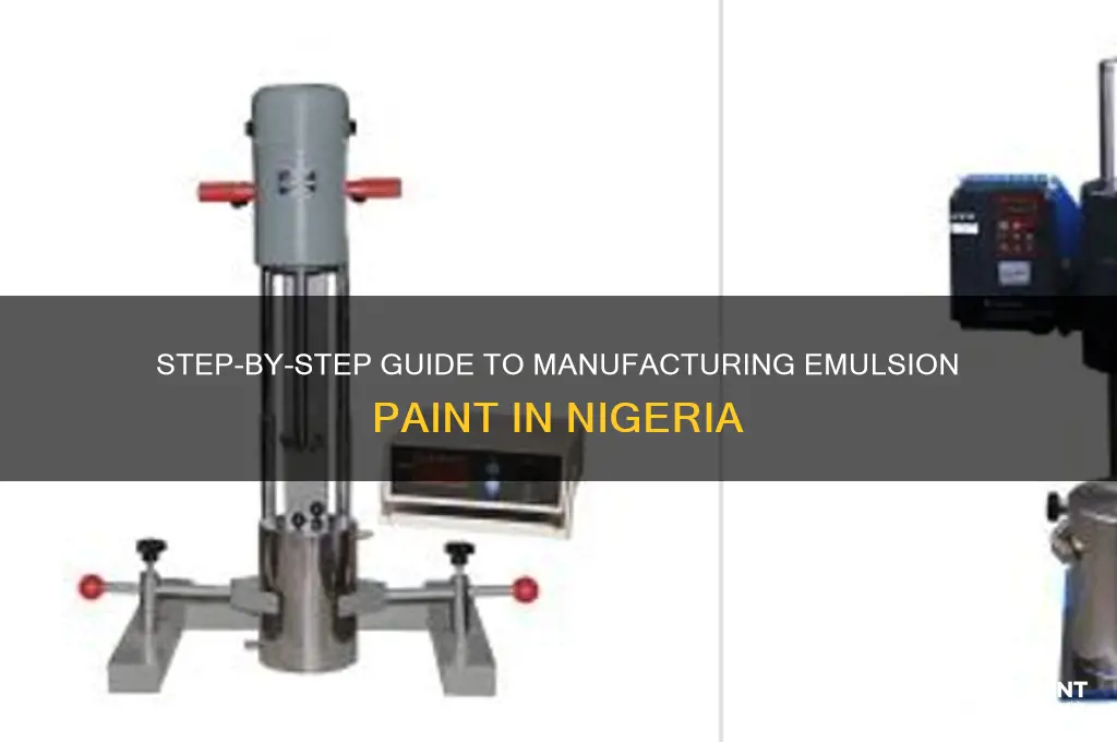 how to produce emulsion paint in nigeria