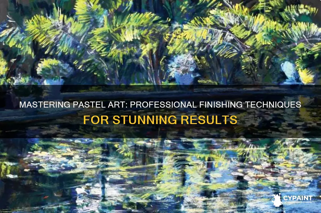 how to professionally finish a pastel painting
