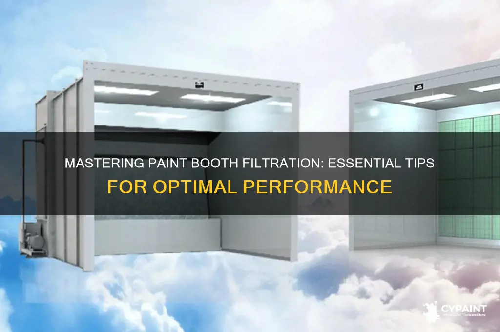 how to proper filter a paint booth