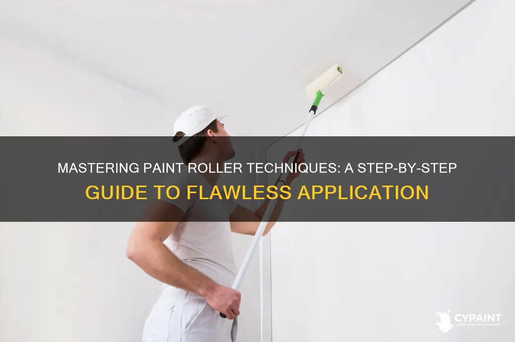 how to properly apply paint with a roller