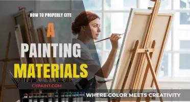 Mastering Art Citations: A Guide to Properly Citing Painting Materials