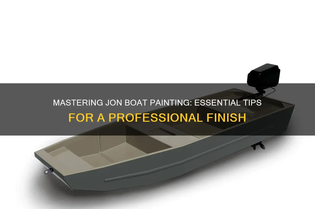 how to properly paint a jon boat