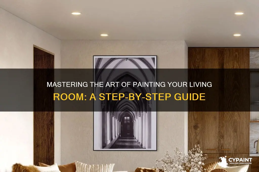 how to properly paint a living room