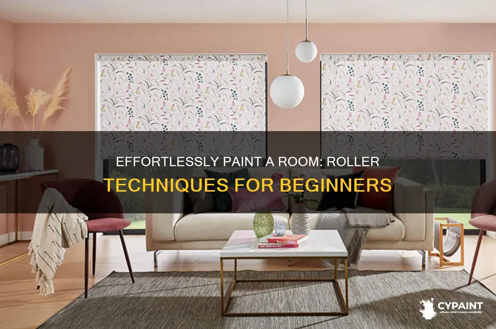 how to properly paint a room with a roller