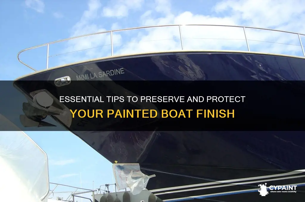 how to protect a painted boat finish