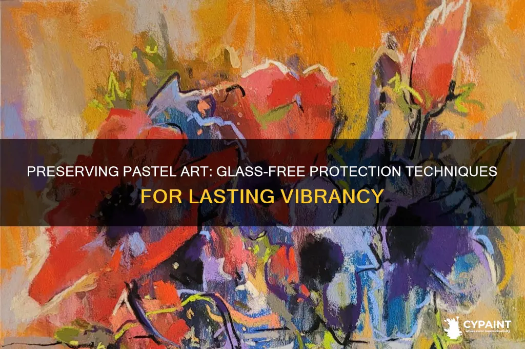 how to protect a pastel painting without glass