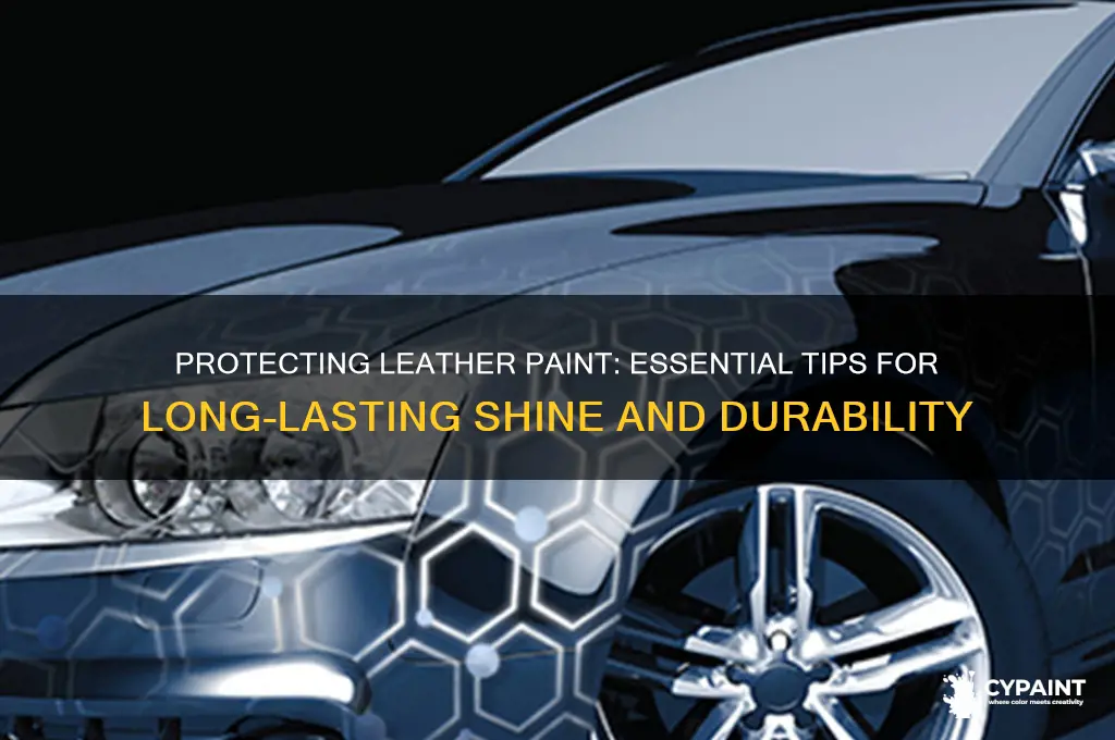 how to protect my paint on leather