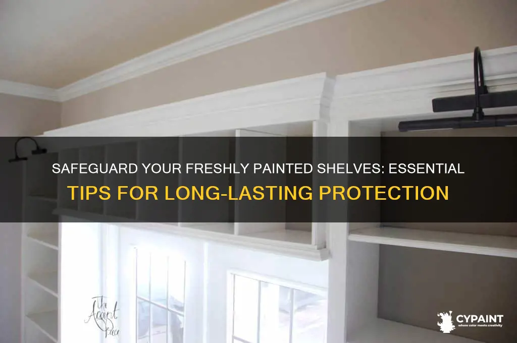 how to protect new paint on shelves