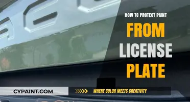 Prevent License Plate Damage: Tips to Protect Your Car's Paint