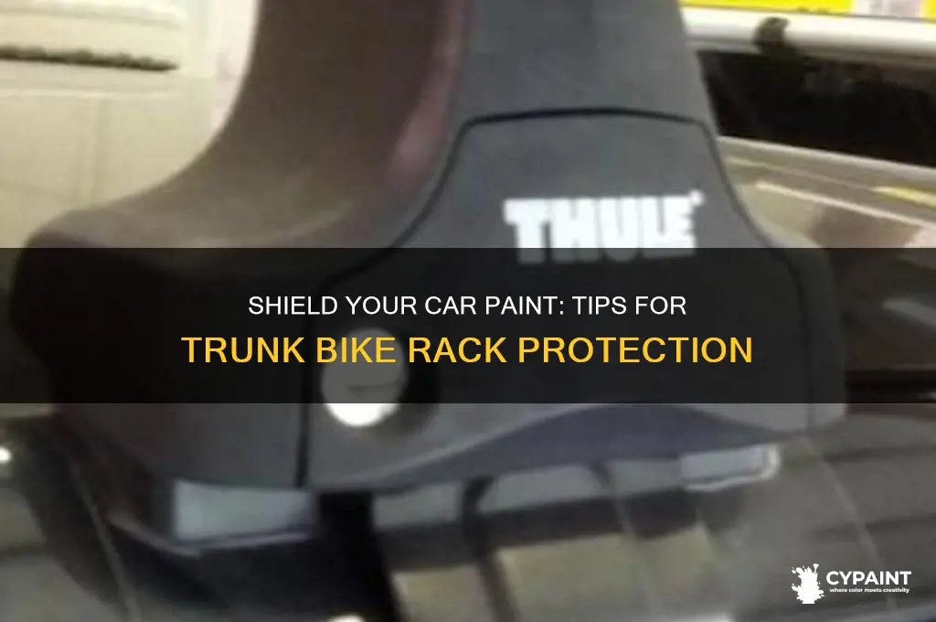 how to protect paint from trunk bike rack