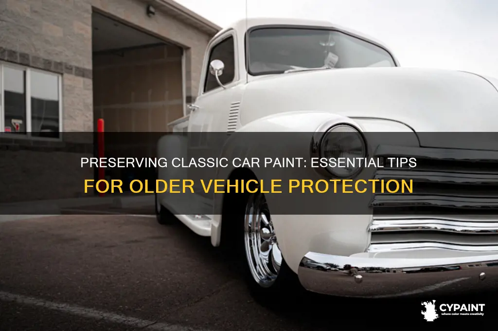 how to protect paint in older vehicles