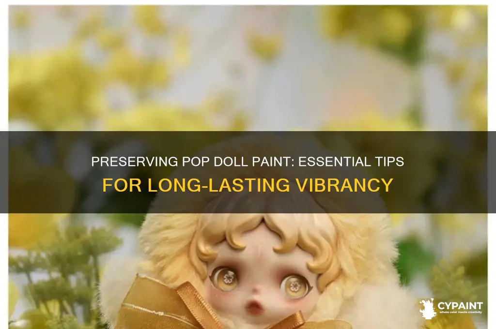 how to protect paint on pop dolls