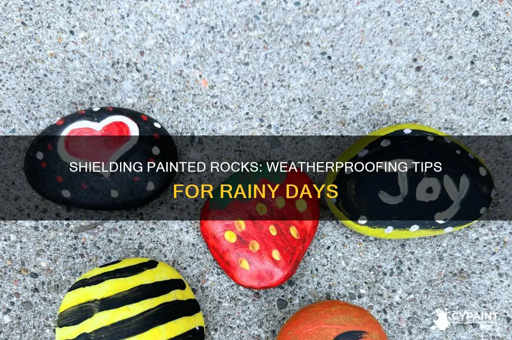 how to protect painted rocks from rain