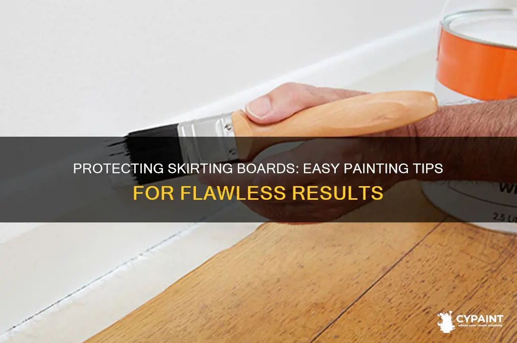 how to protect skirting boards when painting