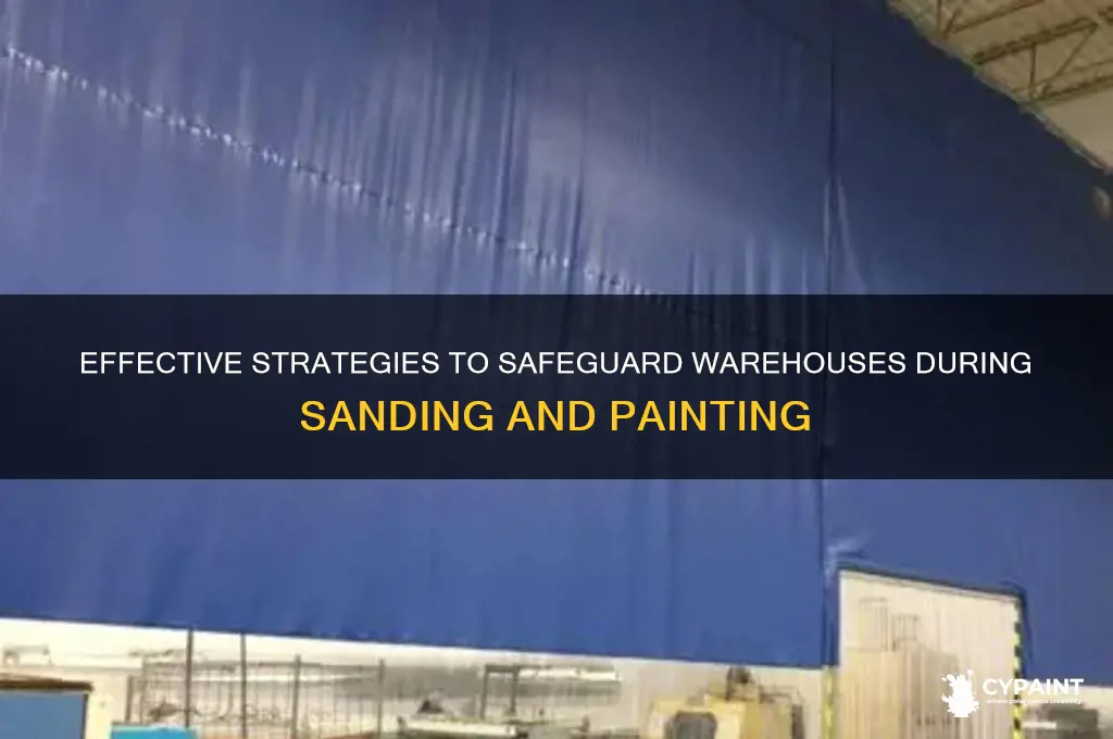how to protect warehouse from prep sanding and automotive painting