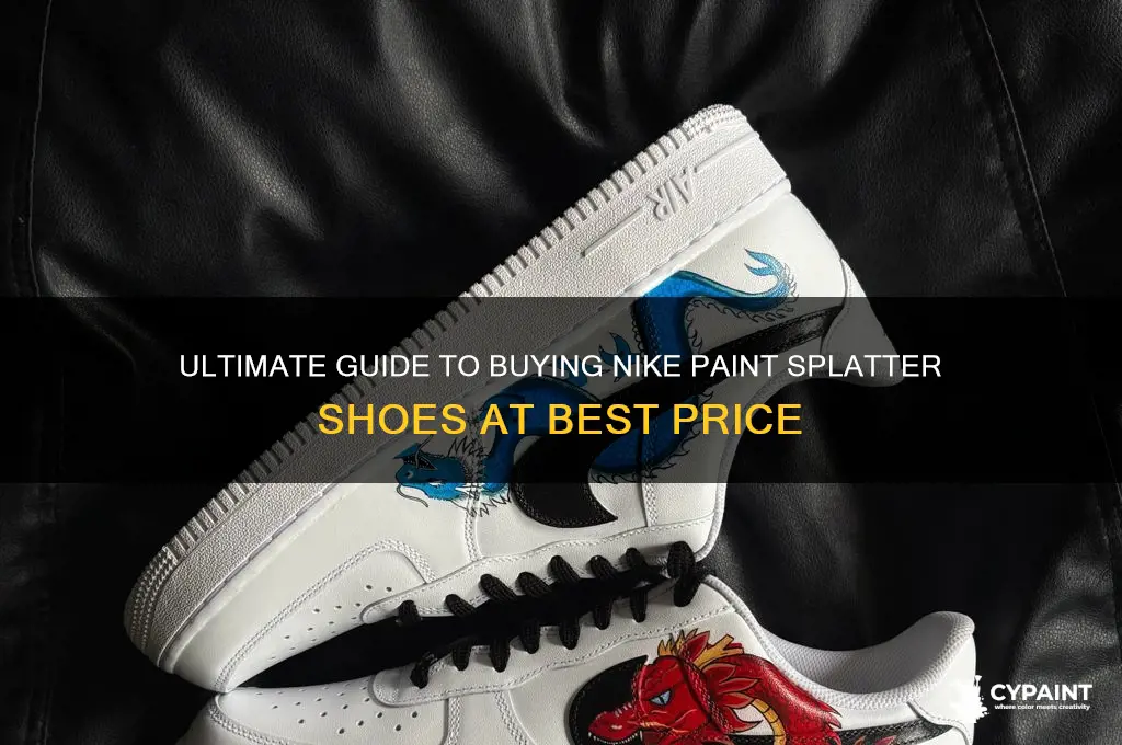 how to purchase nike paint splatter shoes cost