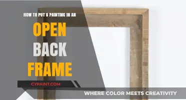 Mastering the Art: Framing Your Painting in an Open Back Frame