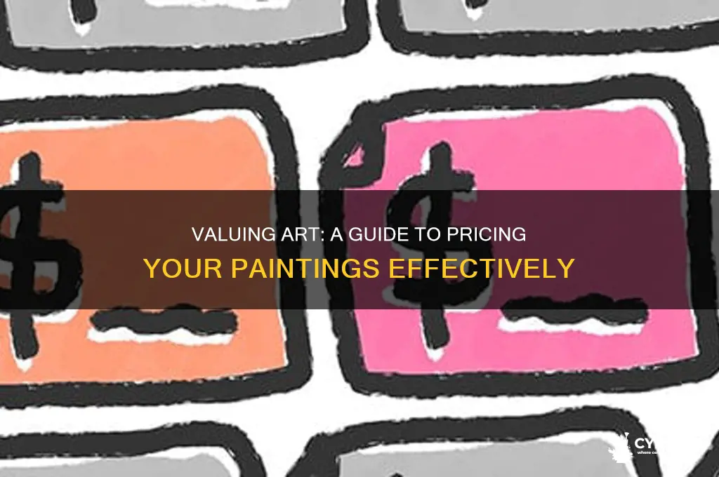 how to put a price on a painting